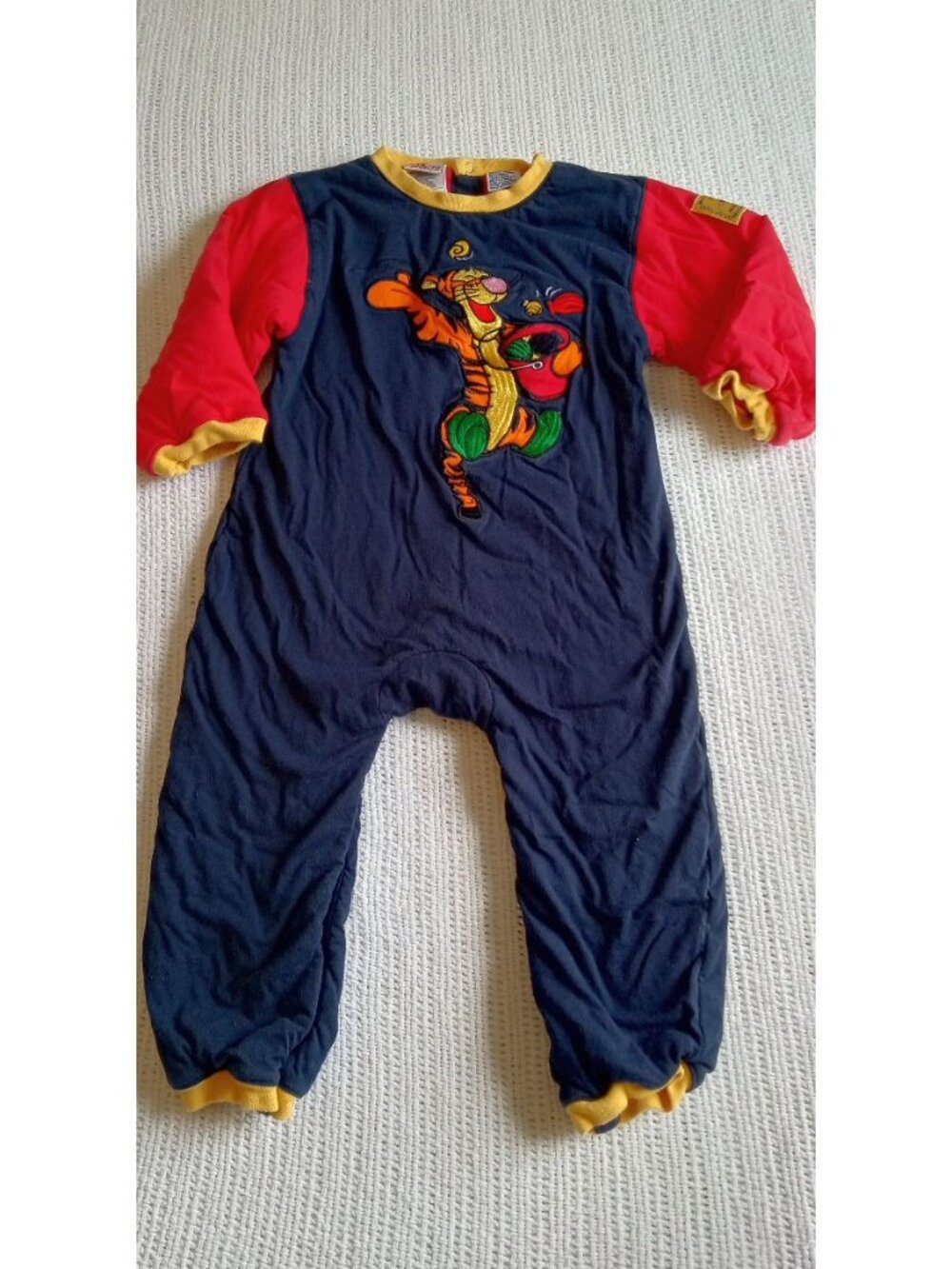 Vintage Winnie The Pooh, Insulated Romper, 90s, Size 24 Months, Shiny New Pail